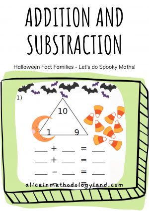 🎃 Addition and Division - Halloween Fact Families